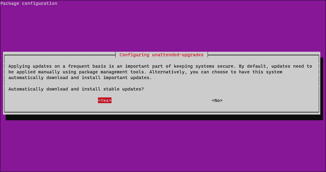 Ubuntu Unattended Upgrades
